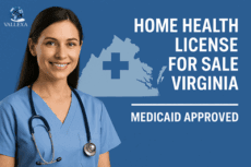 Virginia home health license with Medicaid billing approval