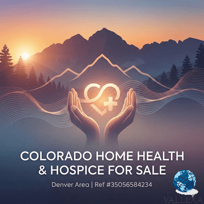 Denver Colorado home health and hospice agency for sale with established licenses, joint commission accreditation, and Medicare and Medicaid contracts