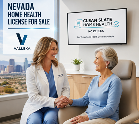 Nevada Home Health License, Las Vegas, Clark County, Provisional License, No Census, Healthcare Business for Sale