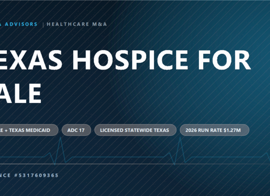 Texas Hospice for sale